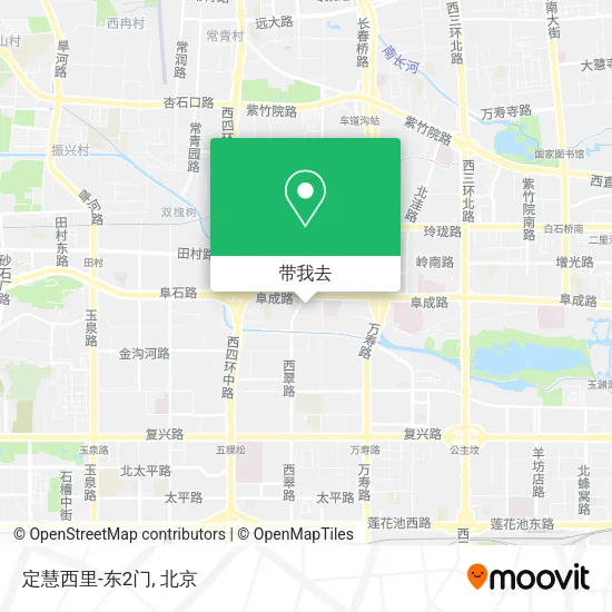 定慧西里-东2门地图
