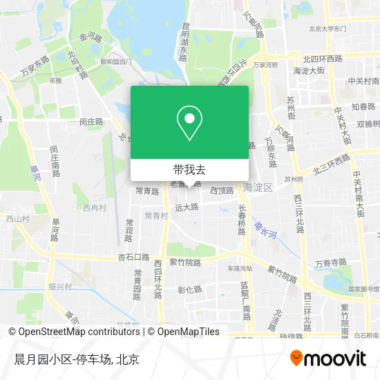 晨月园小区-停车场地图