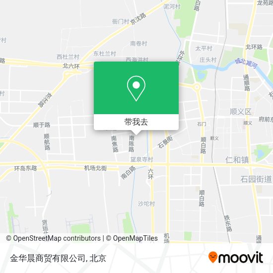 金华晨商贸有限公司地图