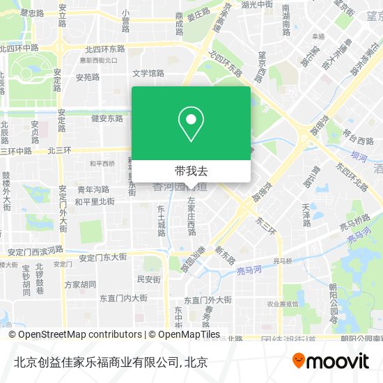 北京创益佳家乐福商业有限公司地图