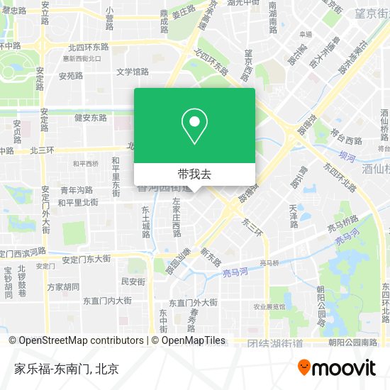 家乐福-东南门地图