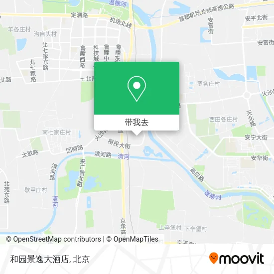 和园景逸大酒店地图