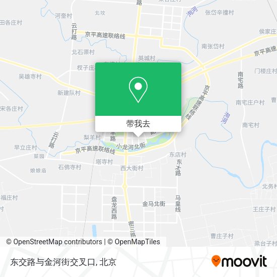 东交路与金河街交叉口地图