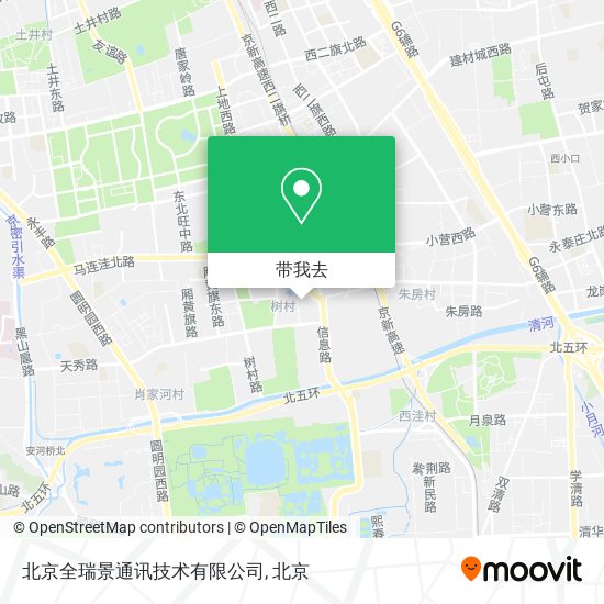 北京全瑞景通讯技术有限公司地图