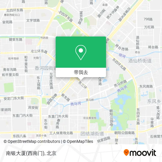 南银大厦(西南门)地图