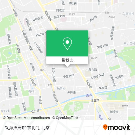 银海洋宾馆-东北门地图