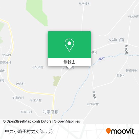 中共小峪子村党支部地图