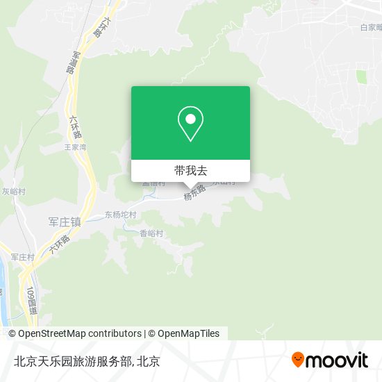 北京天乐园旅游服务部地图