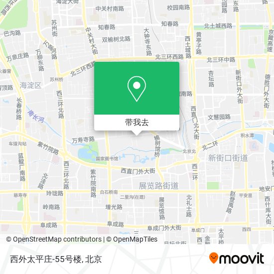 西外太平庄-55号楼地图