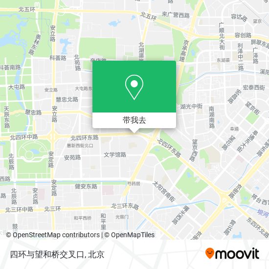 四环与望和桥交叉口地图