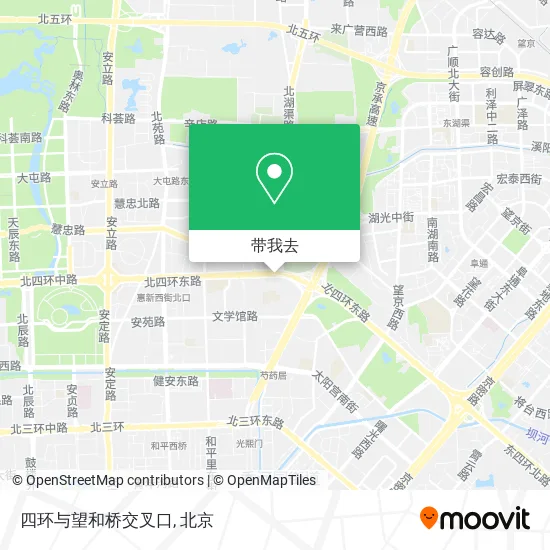 四环与望和桥交叉口地图