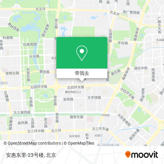 安惠东里-23号楼地图
