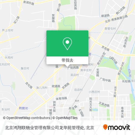 北京鸿翔联物业管理有限公司龙华苑管理处地图