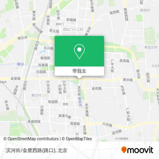 滨河街/金星西路(路口)地图