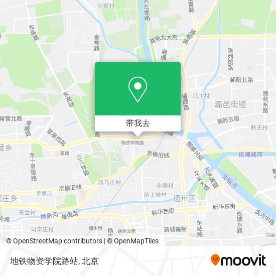 地铁物资学院路站地图