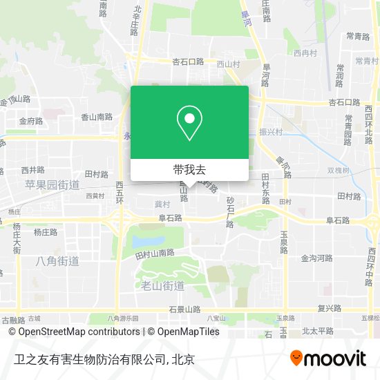 卫之友有害生物防治有限公司地图