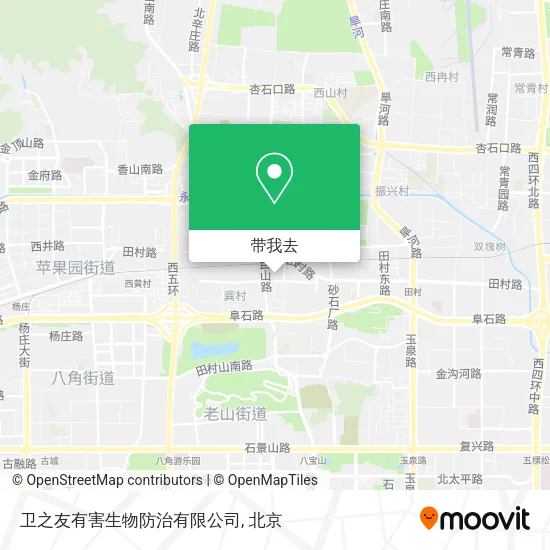 卫之友有害生物防治有限公司地图