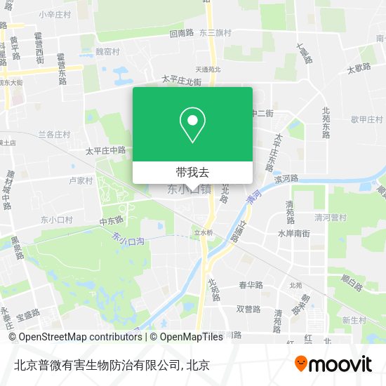 北京普微有害生物防治有限公司地图