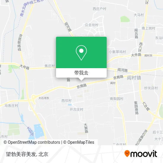 望勃美容美发地图