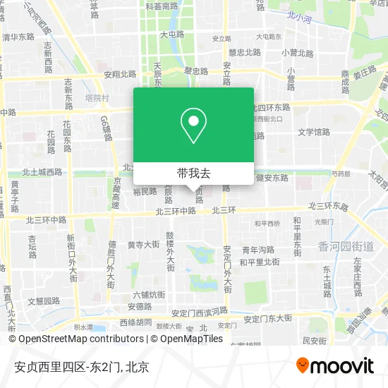 安贞西里四区-东2门地图