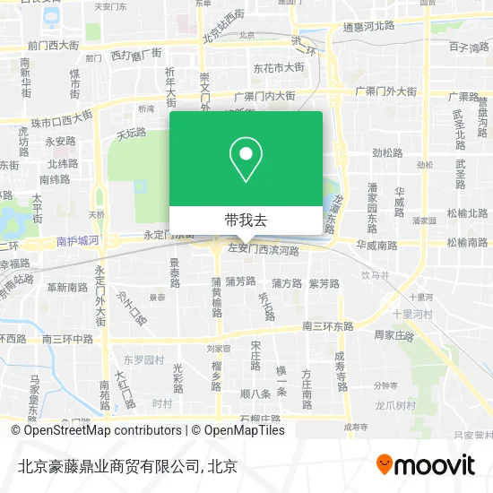 北京豪藤鼎业商贸有限公司地图