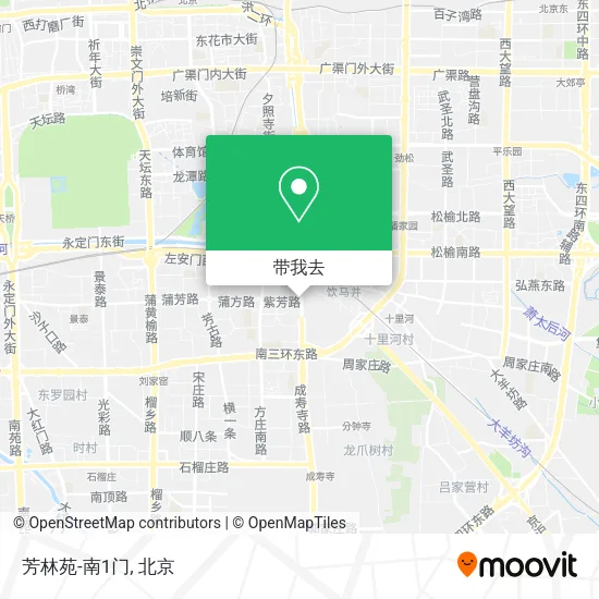 芳林苑-南1门地图