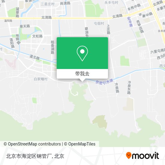 北京市海淀区钢管厂地图