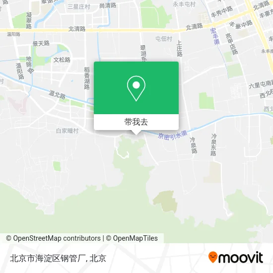 北京市海淀区钢管厂地图