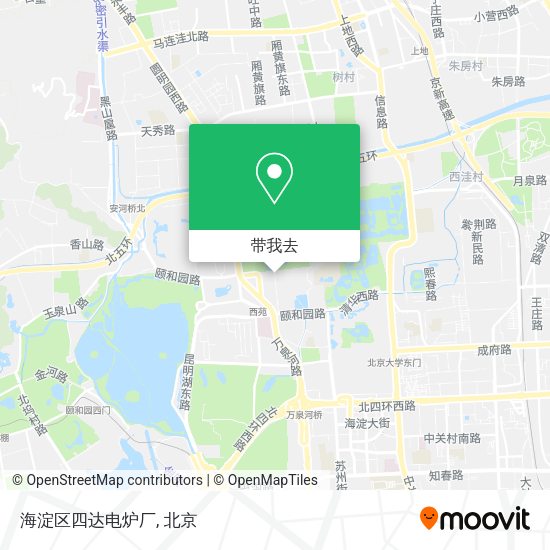 海淀区四达电炉厂地图