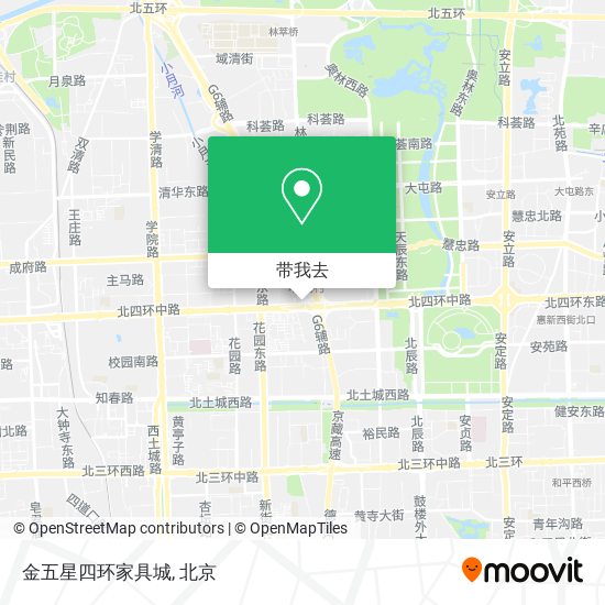 金五星四环家具城地图