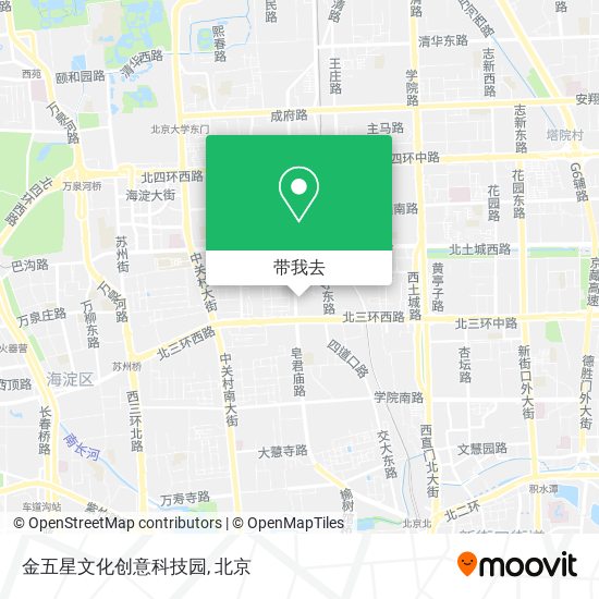 金五星文化创意科技园地图