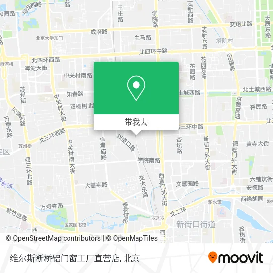维尔斯断桥铝门窗工厂直营店地图