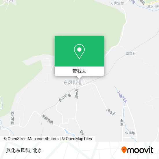 燕化东风街地图