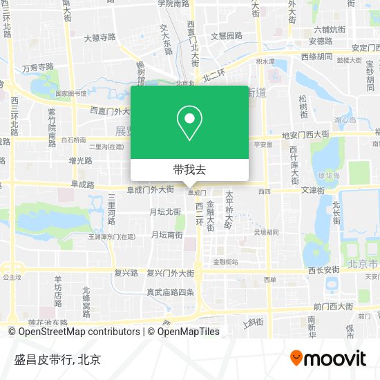 盛昌皮带行地图