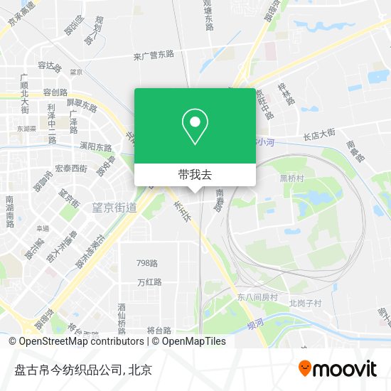 盘古帛今纺织品公司地图