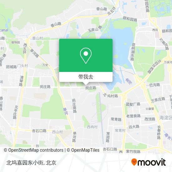 北坞嘉园东小街地图