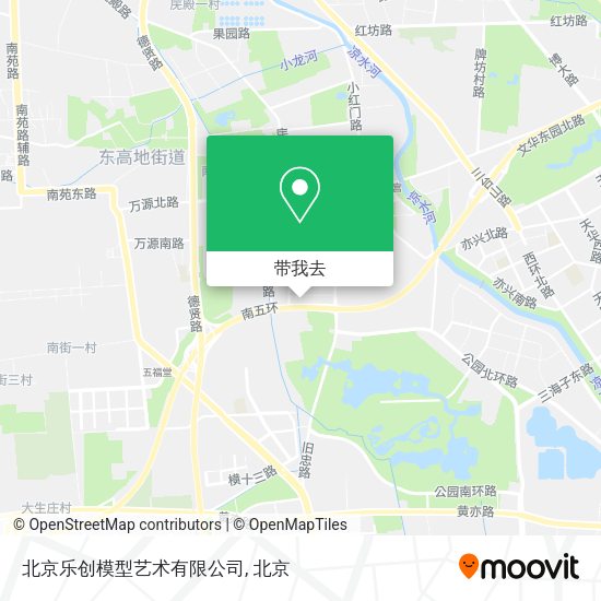 北京乐创模型艺术有限公司地图