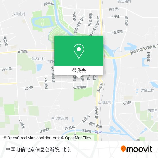 中国电信北京信息创新院地图