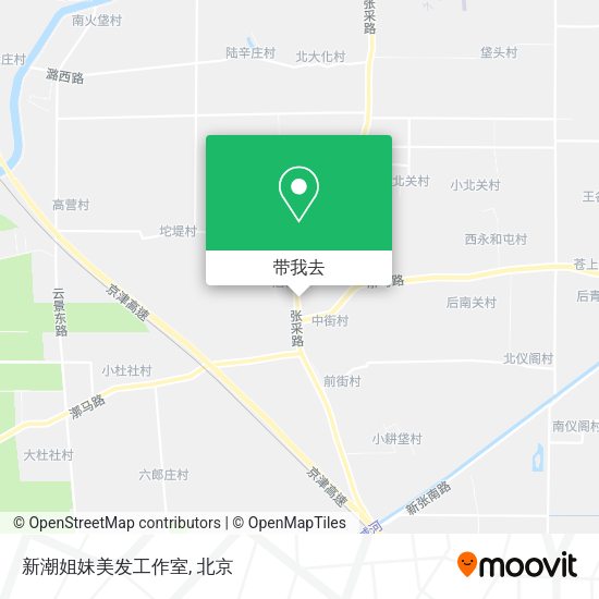新潮姐妹美发工作室地图