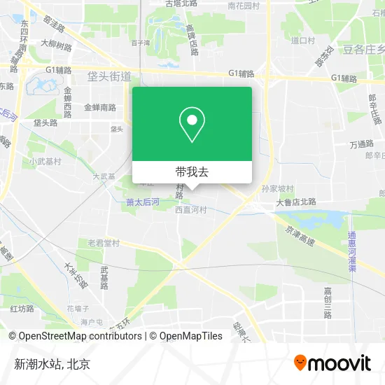 新潮水站地图