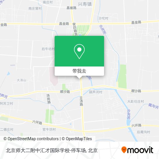 北京师大二附中汇才国际学校-停车场地图