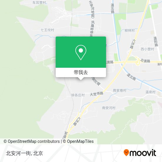北安河一街地图