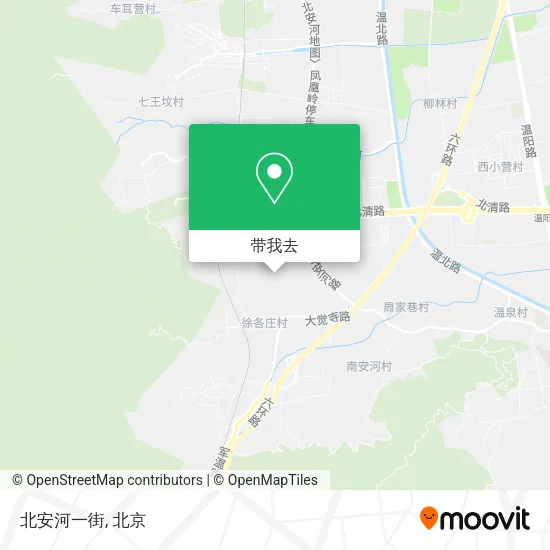 北安河一街地图