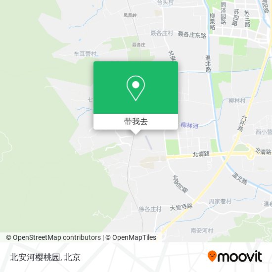 北安河樱桃园地图