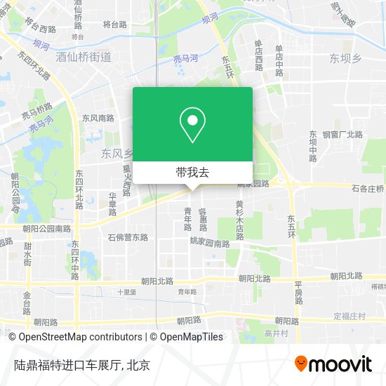 陆鼎福特进口车展厅地图