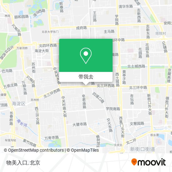 物美入口地图