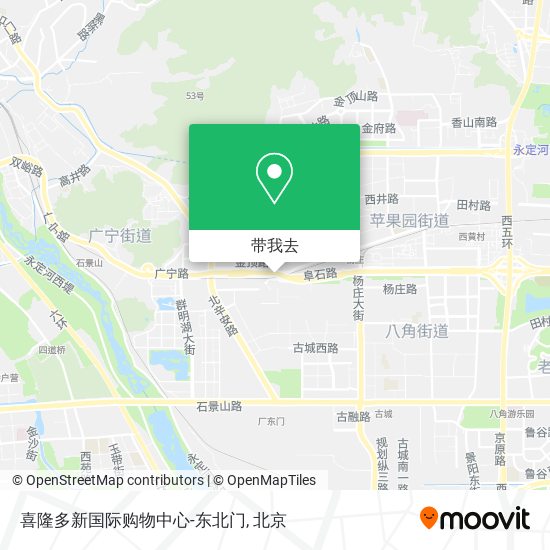喜隆多新国际购物中心-东北门地图