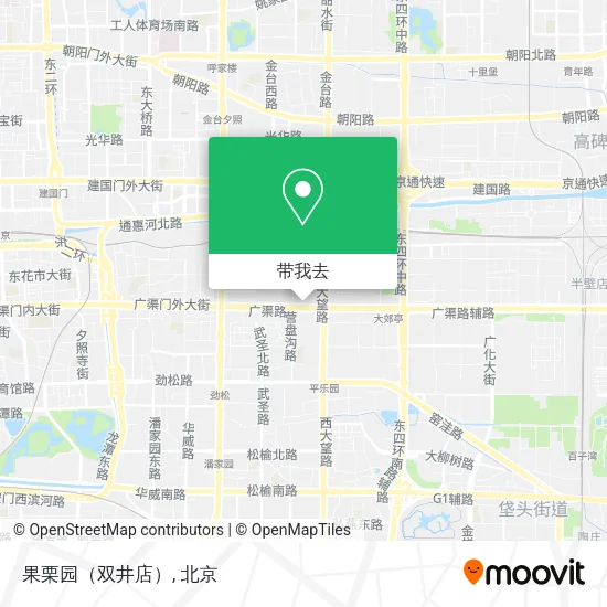 果栗园（双井店）地图