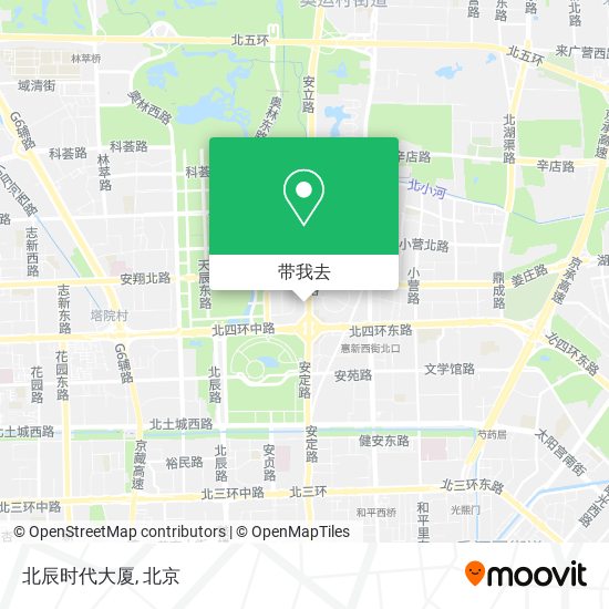 北辰时代大厦地图