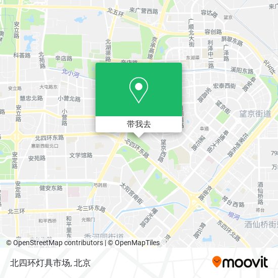 北四环灯具市场地图